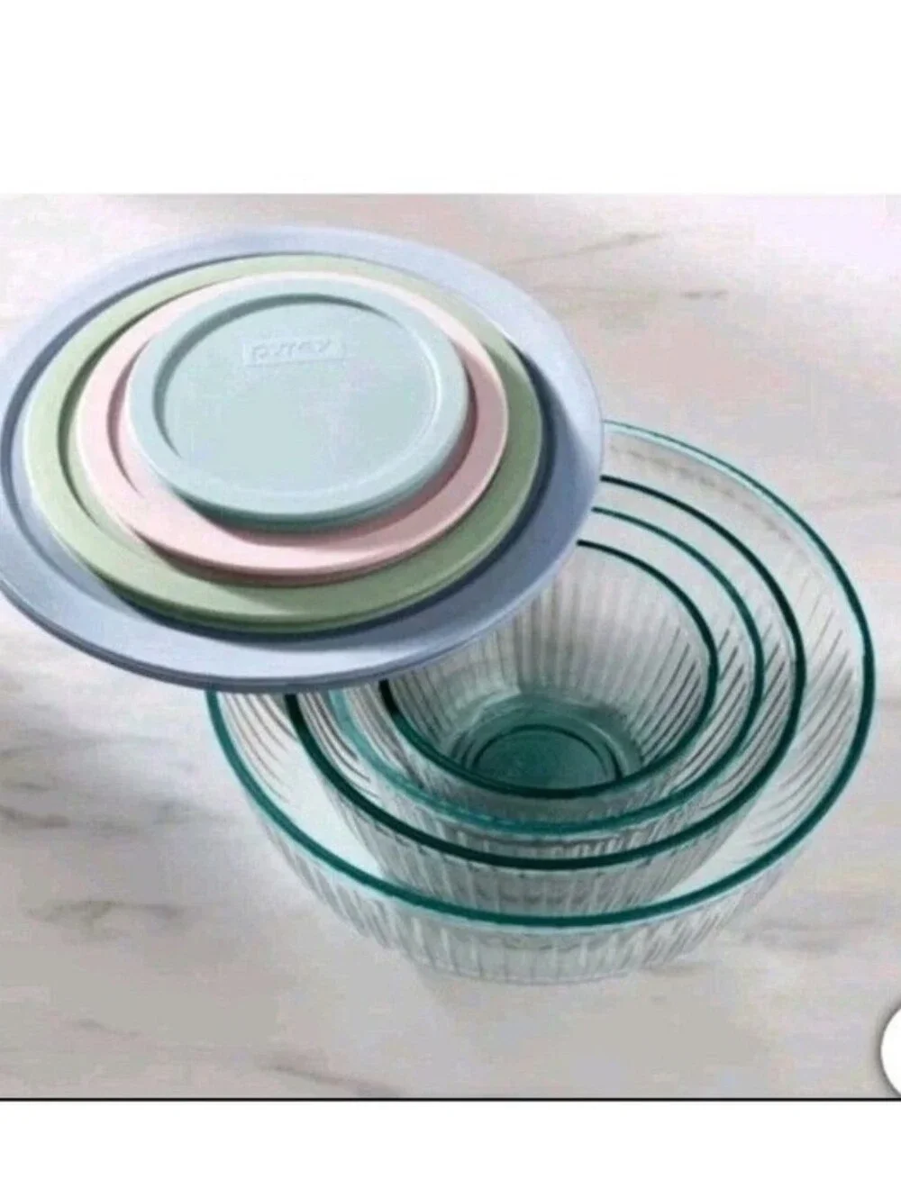 Pyrex 8-piece Glass Mixing Bowls with Lids